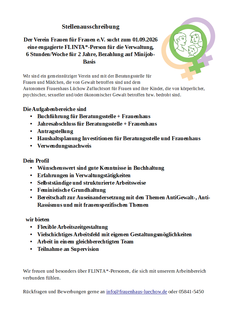 Stellenausschreibung Verwaltung (1)